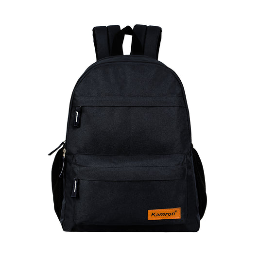 Kamron Small Casual Backpacks - 2 Compartment (Black)