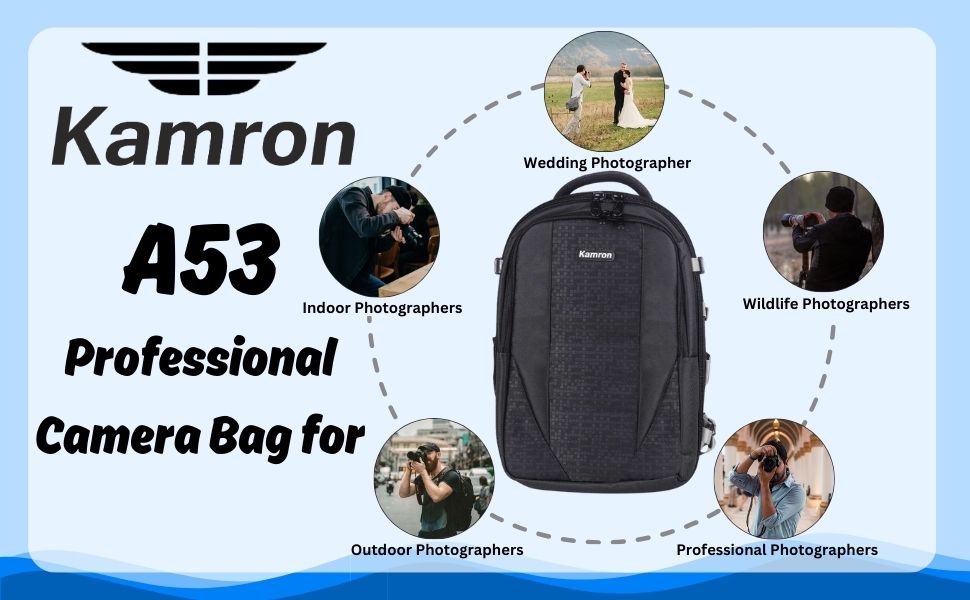 Kamron A53 Waterproof DSLR Backpack Camera Bag