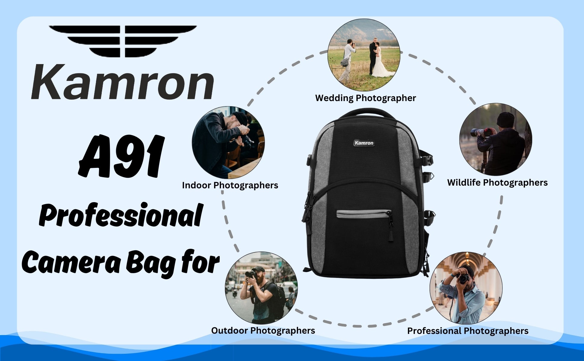 Kamron P91 Pro Backpack Camera Bag