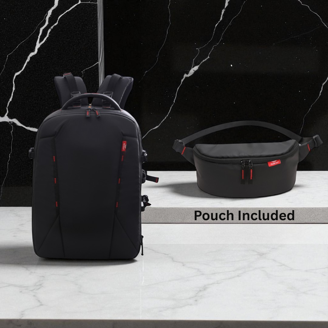 Kamron Tough BP Lite Combo with Waist Pouch Waterproof DSLR Backpack Camera Backpack
