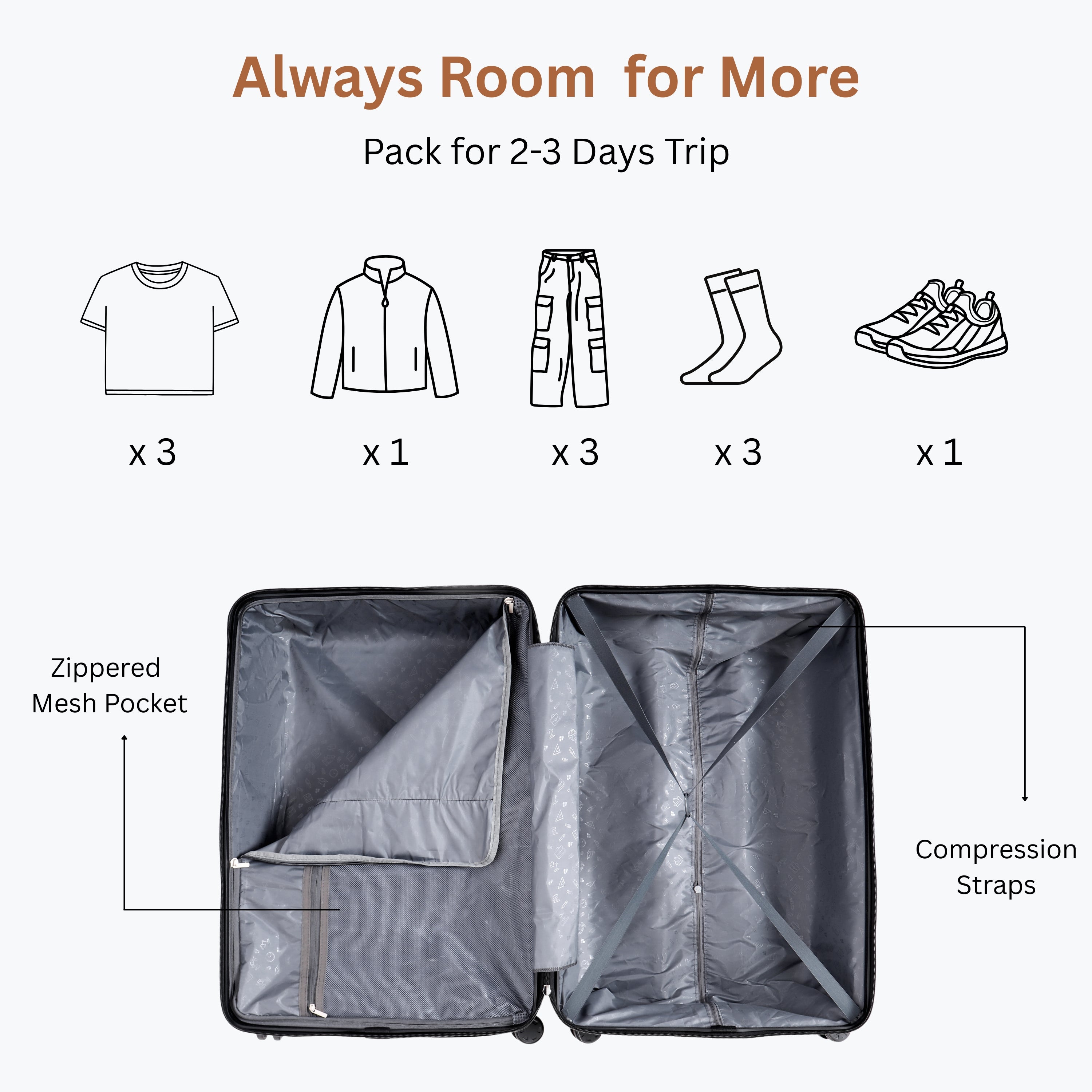 Kamron Trolley Bag - Medium size