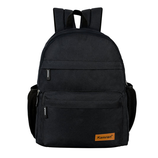 Kamron Big Casual Backpacks - 3 Compartment (Black)