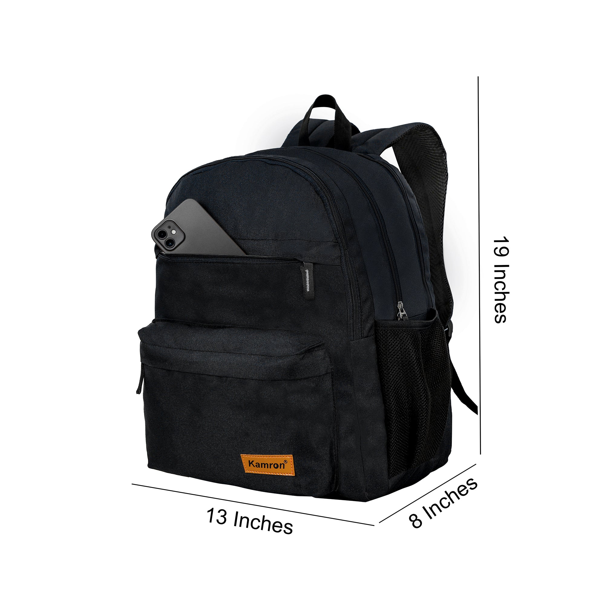 Kamron Series 3 Casual Backpack - 42 ltrs (Black)