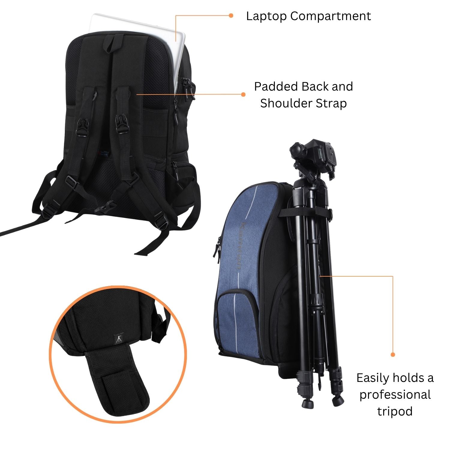 Kamron Basic 300 Professional Camera Bag (Blue)
