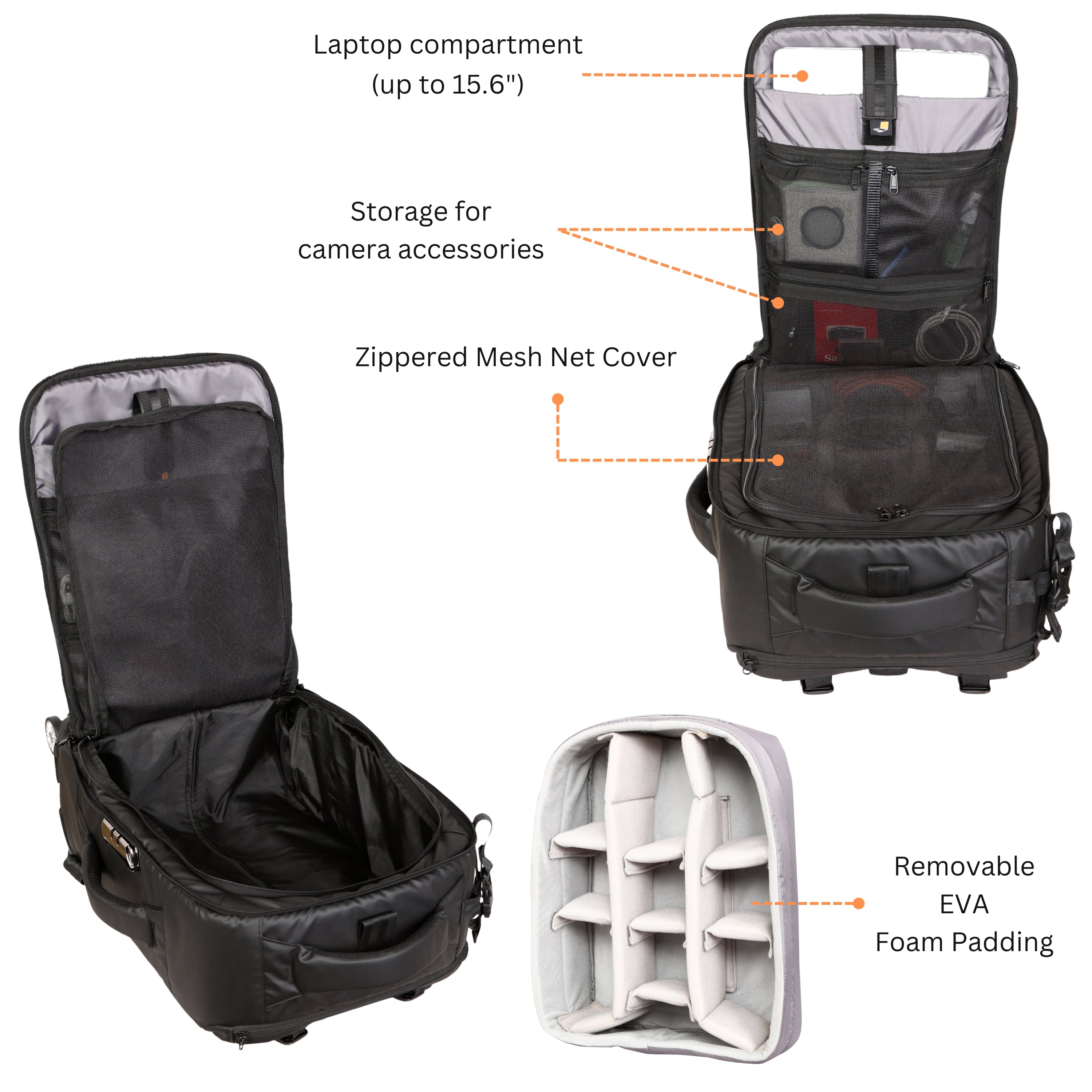 Kamron T-3 Trolley Backpack with Extension