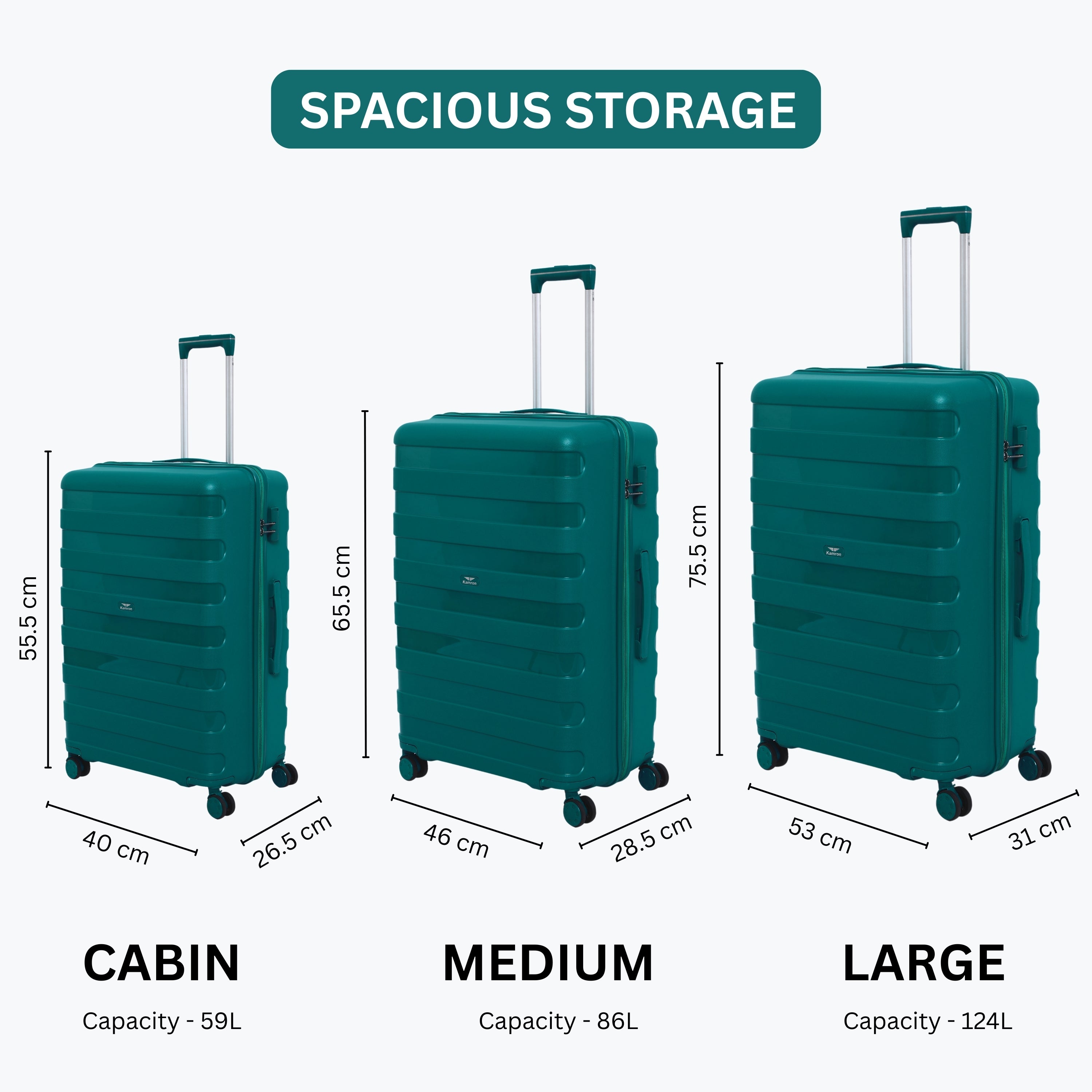 Kamron Trolley Bag - Cabin size