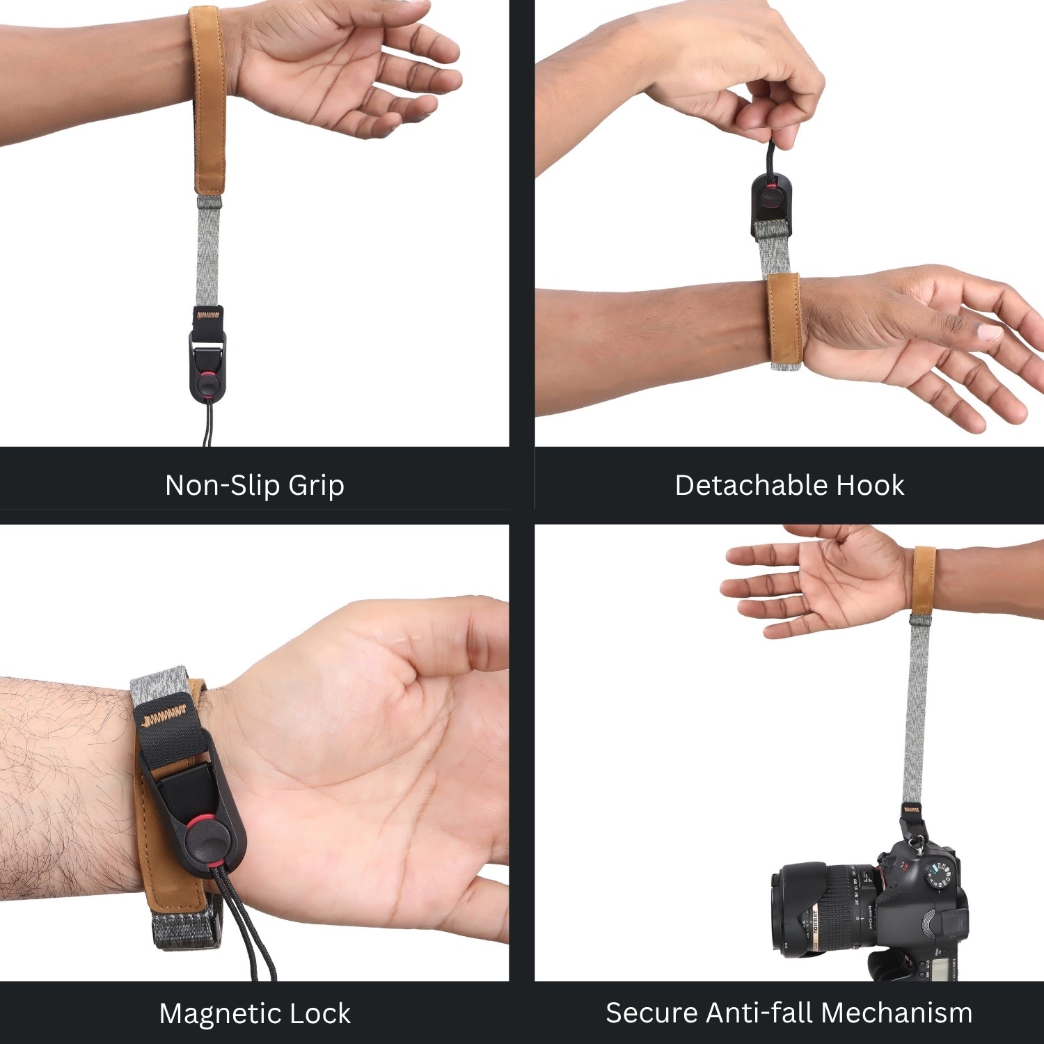 Kamron Premium Magnetic Hand Strap – Secure Grip, Sleek Style