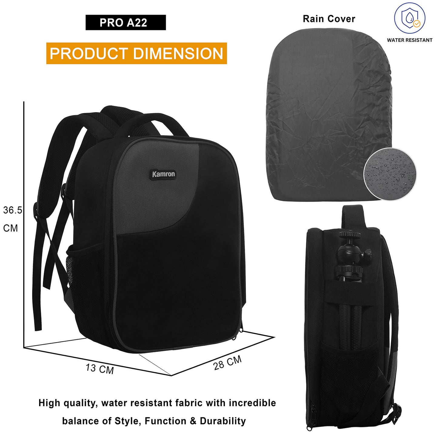 Kamron A22 Backpack Camera Bag