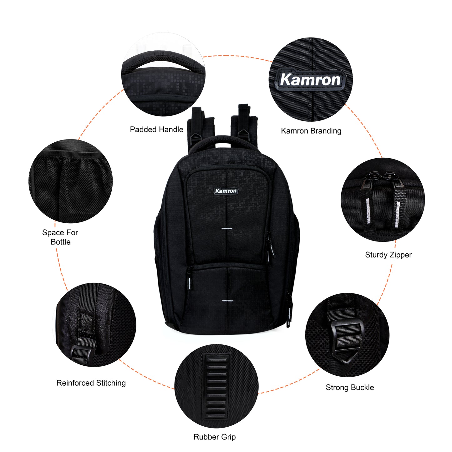 Kamron A72 Pro Backpack Camera Bag