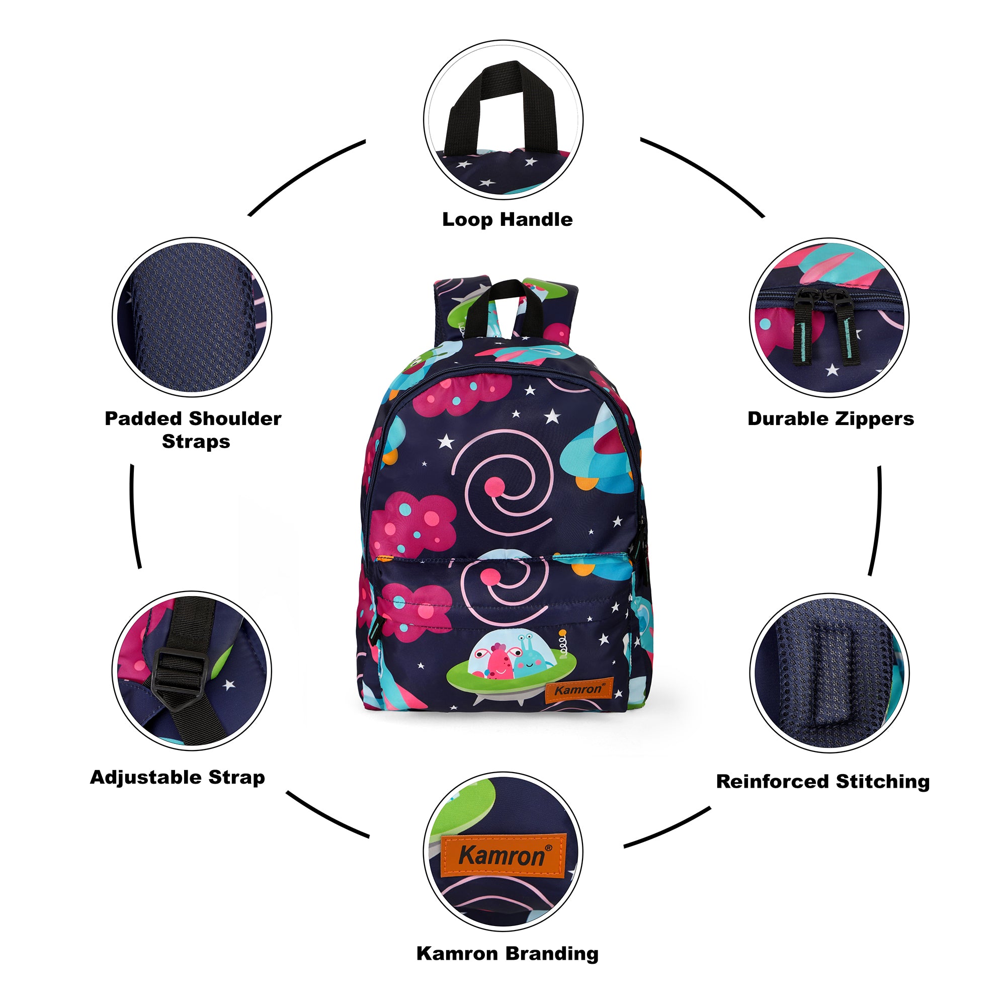Kamron Series 1 Casual Backpack - 20 ltrs (Cartoon)