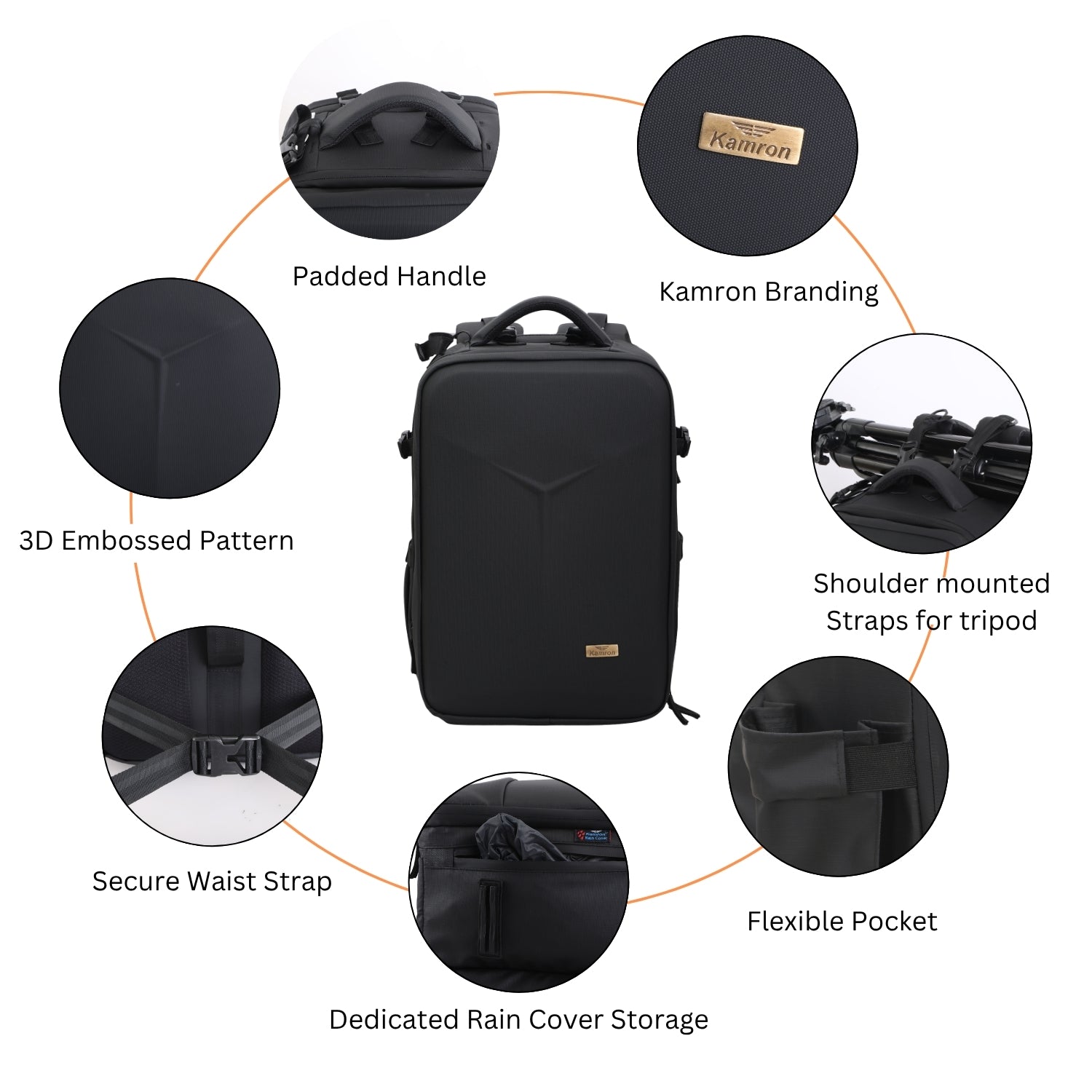 Kamron Tough BP – Hard Camera Backpack for Travel & Shoots