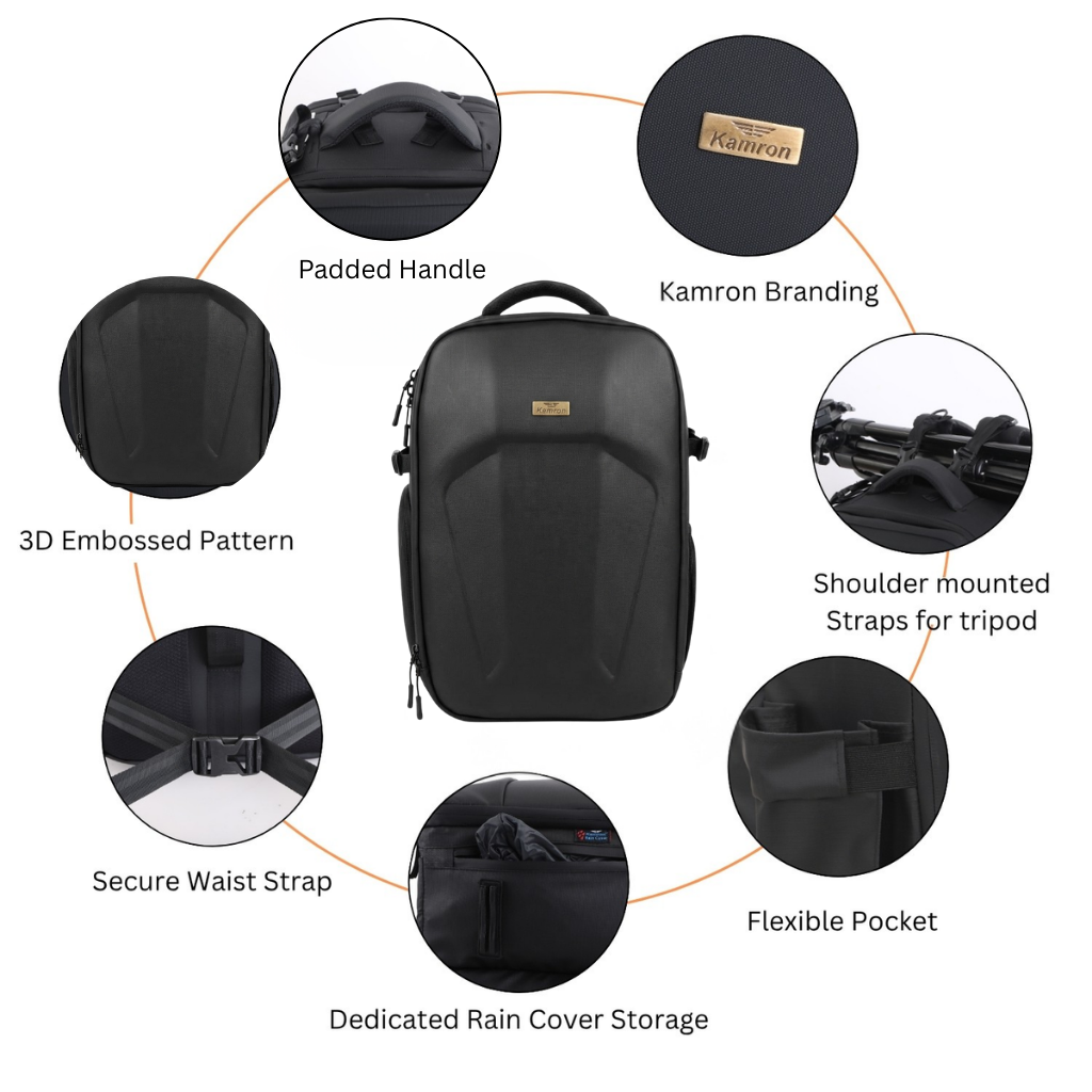 Tough BP Coco Water Resistant DSLR Backpack Camera Backpack