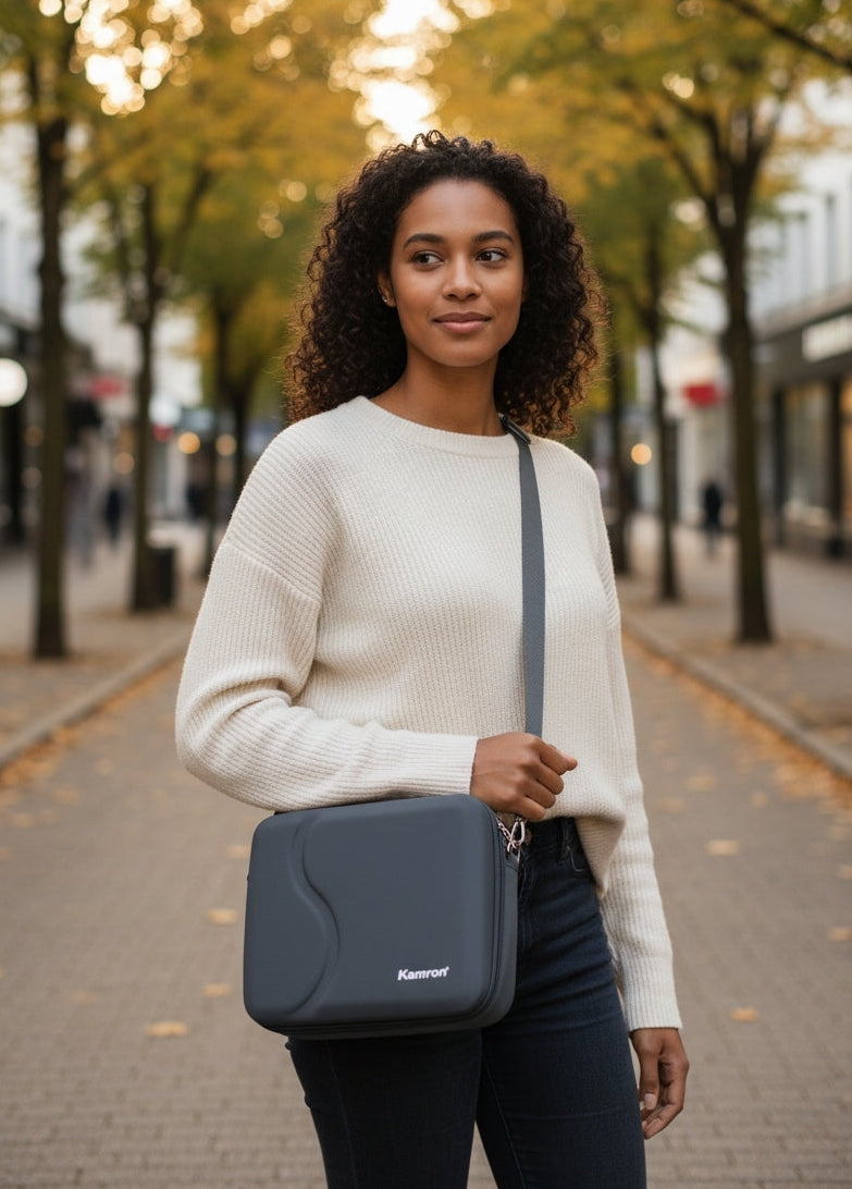 Kamron RS4 Gimbal Case  – Hard Shell PU Travel Bag for Gimbal & Accessories